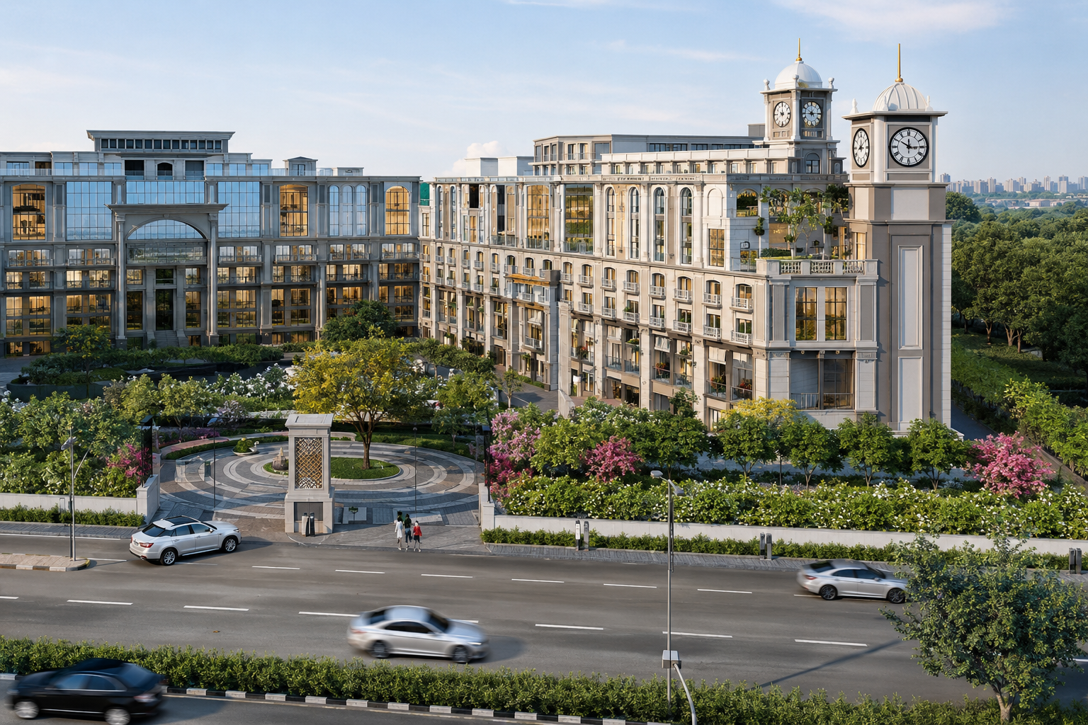 HLP Social Square at Chandigarh-Patiala Highway, Zirakpur